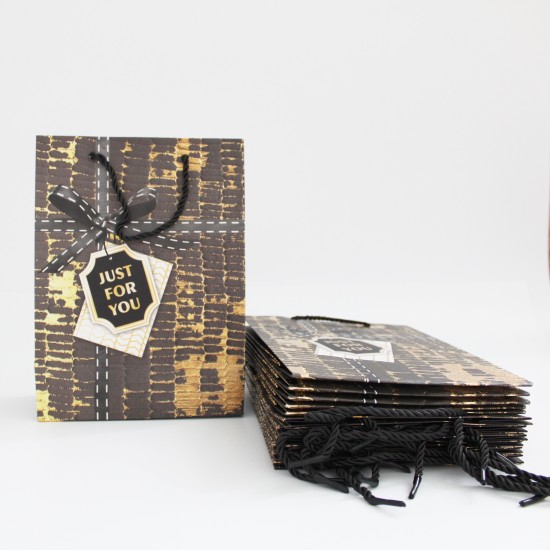Paper gift bag 8,5*17,5*24cm 12pcs