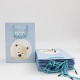 Papīra dāvanu maiss ar virves rokturiem BABY BOY 8,5*17,5*24cm, 12 gab
