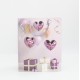 Gift bag with rope handles, 32×26×10 cm, purple, 1 pcs