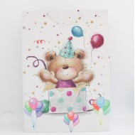 Gift bag with ribbon handles, 50×20×70 cm, 1 pcs