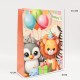 Gift Bag “Party Animals” with Cord Handles 30×12×41.5 cm, 1 pcs.