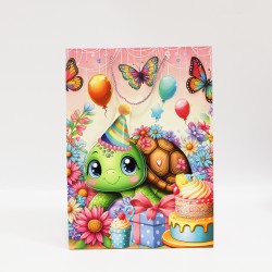 Gift Bag “Party Animals” with Cord Handles 30×12×41.5 cm, 1 pcs.