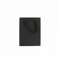 Бумажный подарочный пакет 10*18*23см 1шт., black