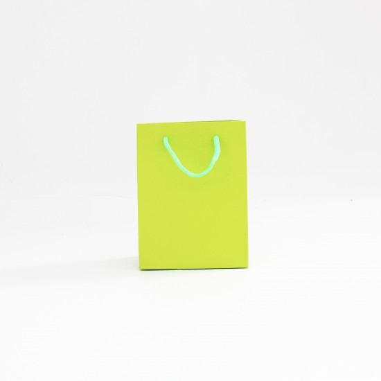 Paper gift bag 6.5*12*16cm, 1pcs, green