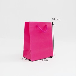 Papīra dāvanu maiss ar virves rokturiem 8*14*18cm 1gab.