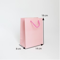 Бумажный подарочный пакет 8*14*18см 1шт.