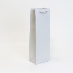 Бумажный подарочный пакет 8.5*12.5*36см, 1шт., "silver"