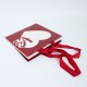 Gift bag LOVE 28*28*28cm, 1pcs,  red