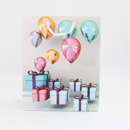 Dāvanu maiss ar satīna rokturiem 32*26*10,5cm, 1gab. "tiffany"