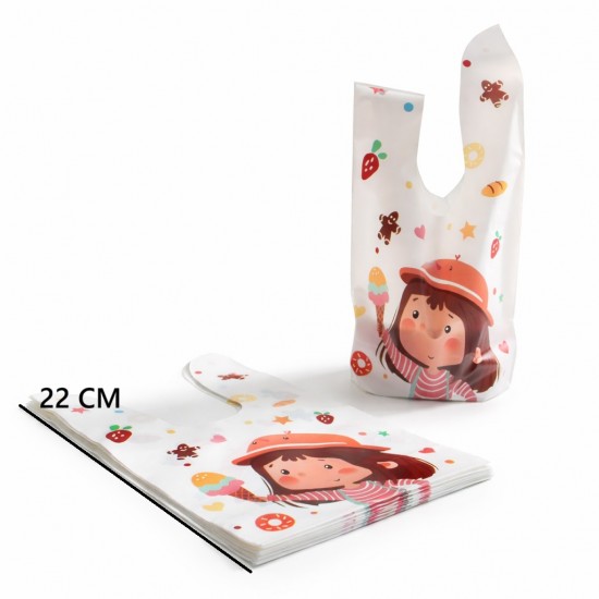 Dāvanu maisiņi  ar ausīm 13×10,5+6 cm, 10 gab.