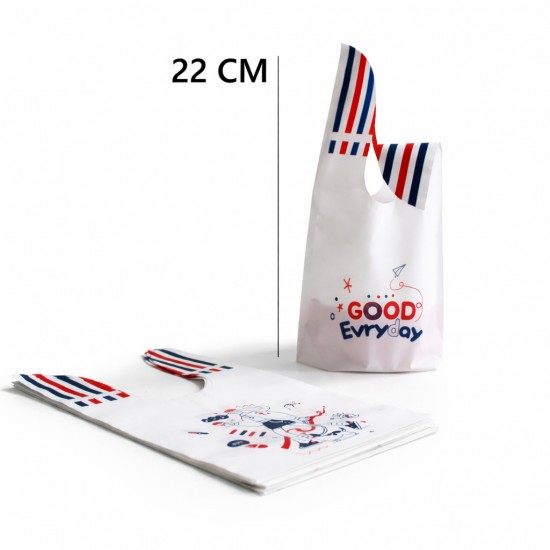 Dāvanu maisiņi  ar ausīm 13×10,5+6 cm, 10 gab.