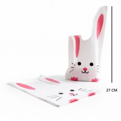 Dāvanu maisiņi  ar ausīm 16×13,5+8 cm, 10 gab.