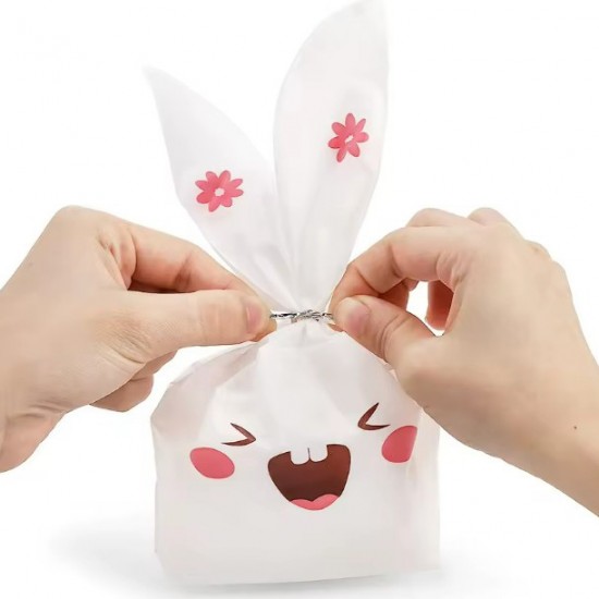 Bolsas de regalo “Bunny” con orejas 13×10,5+6 cm PE