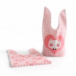 Dāvanu maisiņi  ar ausīm 13×10,5+6 cm, 10 gab.