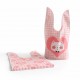 Gaveposer “Bunny” med ører 13×10,5+6 cm PE
