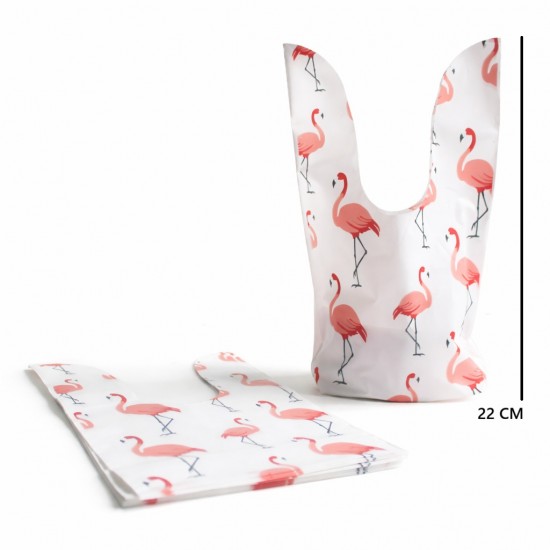 Подарочные пакеты с ушками 13,5×11+6 см PE