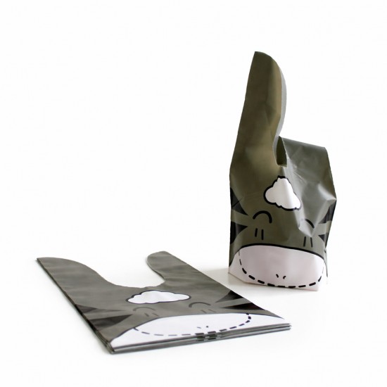 Dāvanu maisiņi  ar ausīm 13×10,5+6 cm, 10 gab.