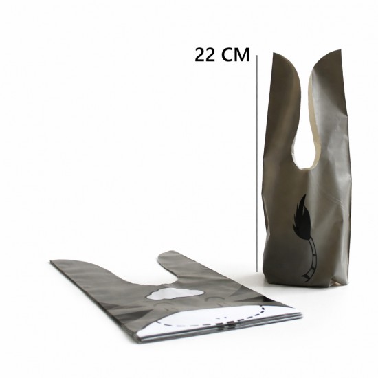 Dāvanu maisiņi  ar ausīm 13×10,5+6 cm, 10 gab.