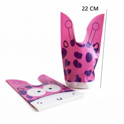 Dāvanu maisiņi  ar ausīm 13×10,5+6 cm, 10 gab.