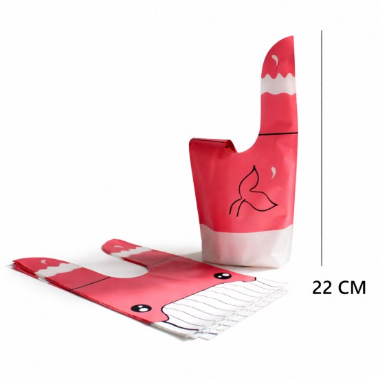 Dāvanu maisiņi  ar ausīm 13×10,5+6 cm, 10 gab.