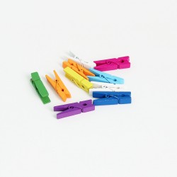 Koka knaģīši 3,5cm 10gab., "mix color"