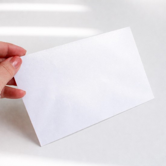 Бумажный конверт перламутровый, 12×18 см, 1 шт.