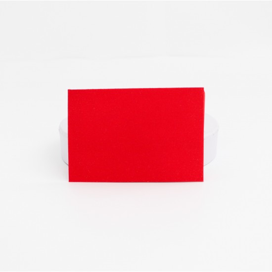 Sarkana papīra aploksne ar spīdumu, 7,5×11 cm, 1 gab.