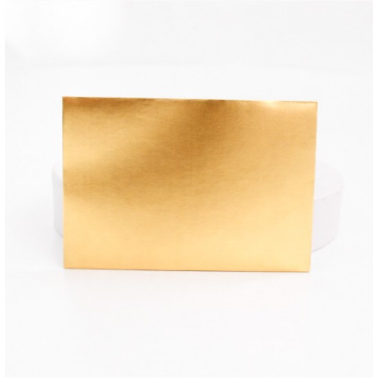 Sarkana papīra aploksne zelts, 7,5×11 cm, 1 gab.