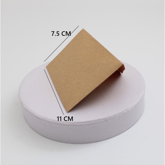 Sarkana papīra aploksne kraft, 7,5×11 cm, 1 gab.