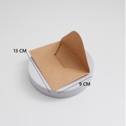 Papīra aploksne kraft, 13×9 cm, 1 gab.