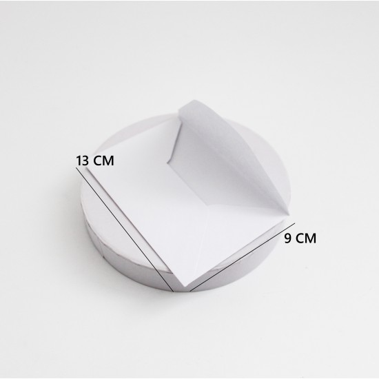 Papīra aploksne white, 13×9 cm, 1 gab.