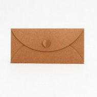 Крафтовый конверт для подарков 21×11 см, 1 шт.