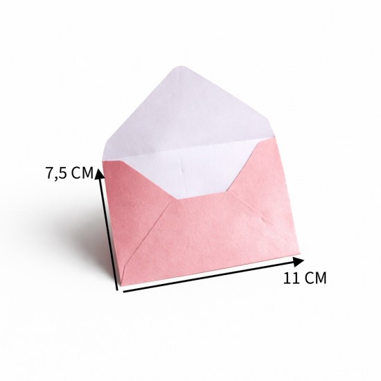 Бумажный конверт перламутровый, 7.5×11 см, 1 шт.