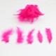 Dekoratīvas spalvas 7-15cm, 10gr.,''dark pink"
