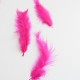 Dekoratīvas spalvas 7-15cm, 10gr.,''dark pink"