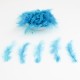 Dekoratīvas spalvas 7-15cm, 10gr.,''light blue"