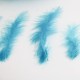 Dekoratīvas spalvas 7-15cm, 10gr.,''light blue"