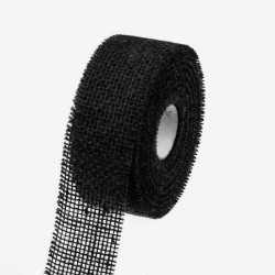 Floral mesh 5cm*10m , black