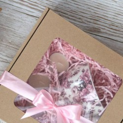 Наполнитель из плотной бумаги, розовый цвет, 4мм. 1000гр