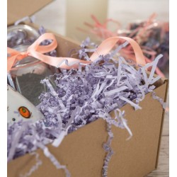 Наполнитель из плотной бумаги, розовый цвет, 4мм. 1000гр