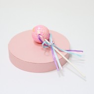 Svētku toperis d4cm, "pink"