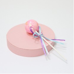 Svētku toperis d4cm, "pink"