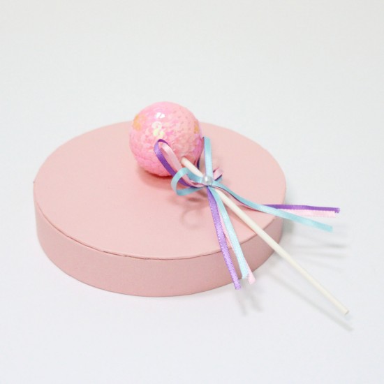 Svētku toperis d4cm, "pink"