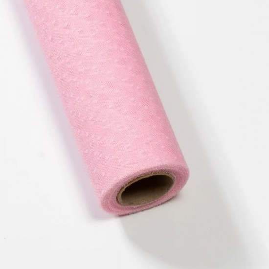 Тюль для упаковки 50см/4,5м, "pink"