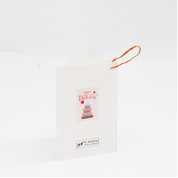 Apsveikuma kartiņas HAPPY BIRTHDAY  6x9cm, 1 gab.
