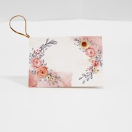 Greeting Card with Floral Design, 6.5 × 9 cm, 1 pcs