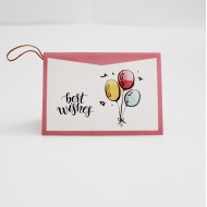 Greeting Card “Best Wishes”, 6.5 × 9 cm, 1 pcs