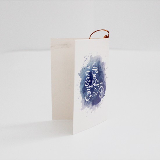 Apsveikuma kartīte “Best Wishes”, 6,5 × 9 cm, 1 gab.