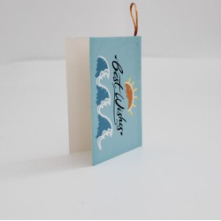 Apsveikuma kartīte “Best Wishes”, 6,5 × 9 cm, 1 gab.