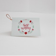 Apsveikuma kartīte “Best Wishes”, 6,5 × 9 cm, 1 gab.